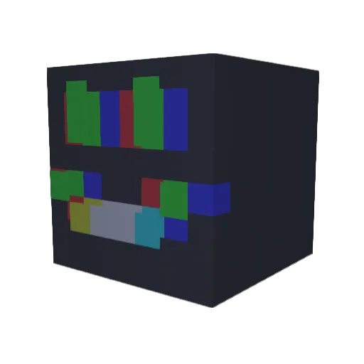 dude12980 Minecraft avatar head, 3D render