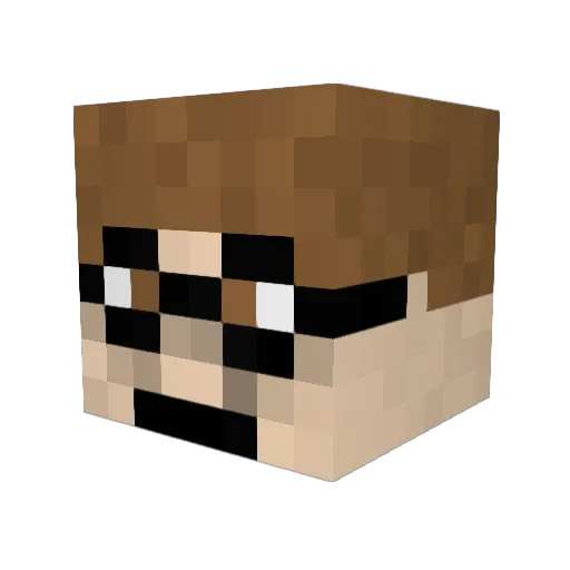 dude21002002 Minecraft avatar head, 3D render