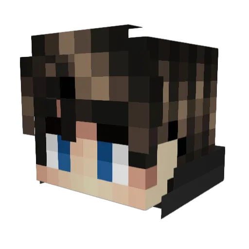 dudehammer78 Minecraft avatar head, 3D render