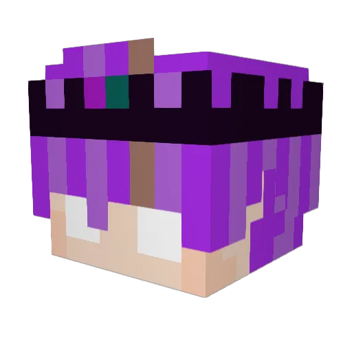 dudek_pl Minecraft avatar head, 3D render