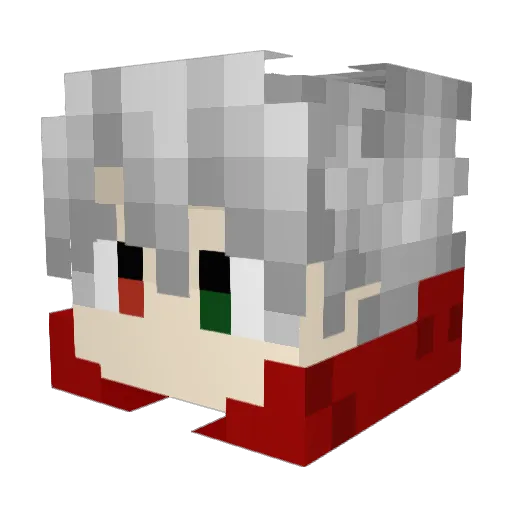 dudeman66 Minecraft avatar head, 3D render