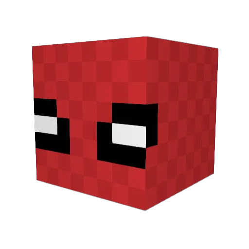 dudepounder Minecraft avatar head, 3D render