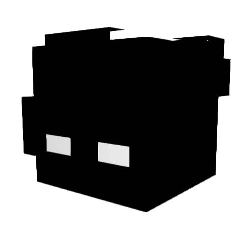 dudusz09 Minecraft avatar head, 3D render