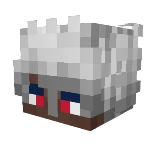 duduuz Minecraft avatar head, 3D render