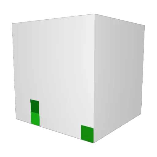 due23 Minecraft avatar head, 3D render