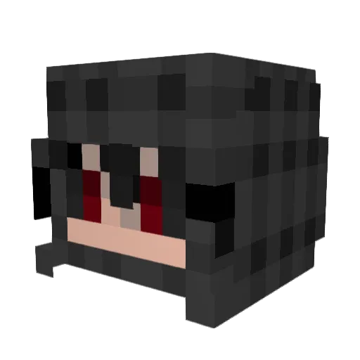 duervo Minecraft avatar head, 3D render
