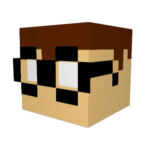 duffbeer34 Minecraft avatar head, 3D render