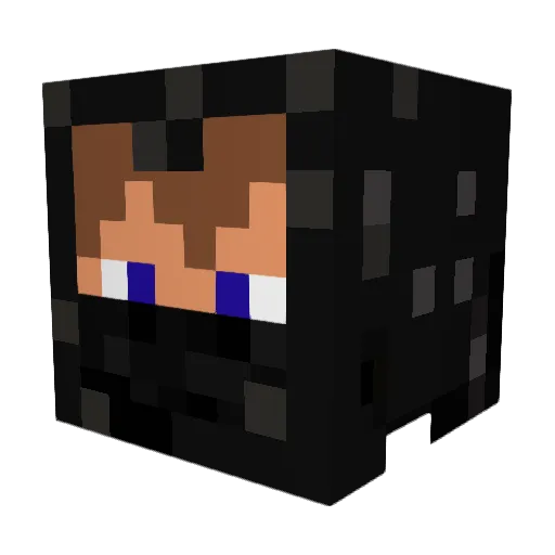 dufferit1000 Minecraft avatar head, 3D render