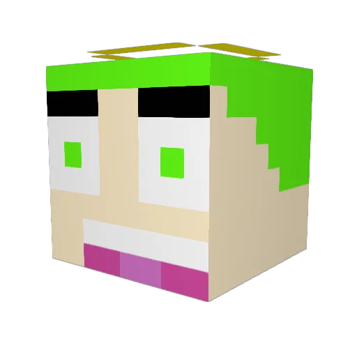 duffy133 Minecraft avatar head, 3D render