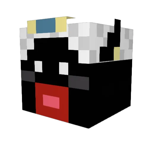 duftenderdiego Minecraft avatar head, 3D render