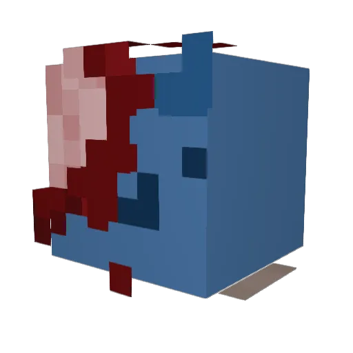 duggoh Minecraft avatar head, 3D render