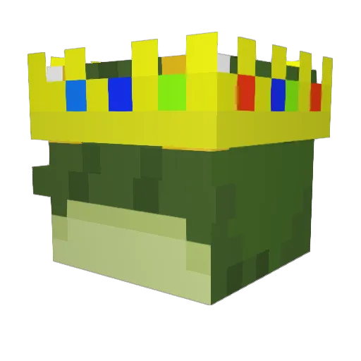 dugroo Minecraft avatar head, 3D render
