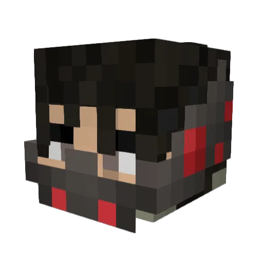 duha54rus Minecraft avatar head, 3D render