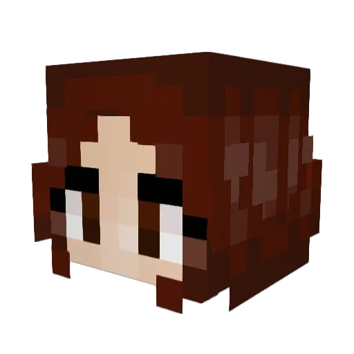 duhhlissuh Minecraft avatar head, 3D render