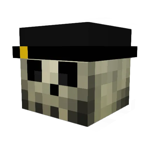 duhur_enson Minecraft avatar head, 3D render