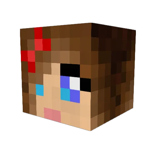 duke3571 Minecraft avatar head, 3D render