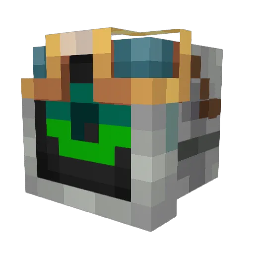 dukeskeletor Minecraft avatar head, 3D render