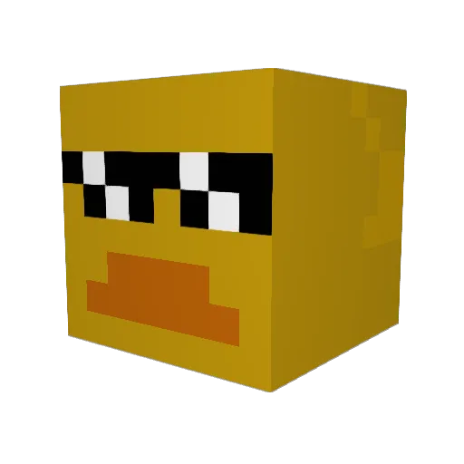 duky_exe9 Minecraft avatar head, 3D render