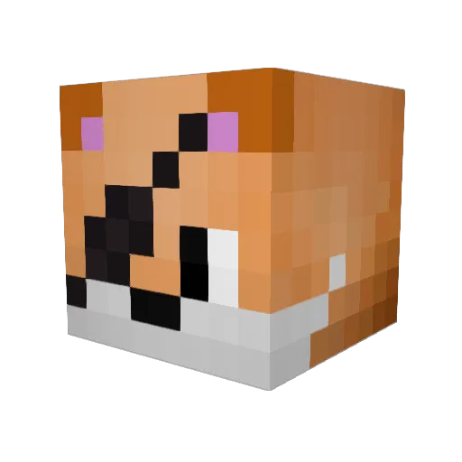 dulululu0202 Minecraft avatar head, 3D render