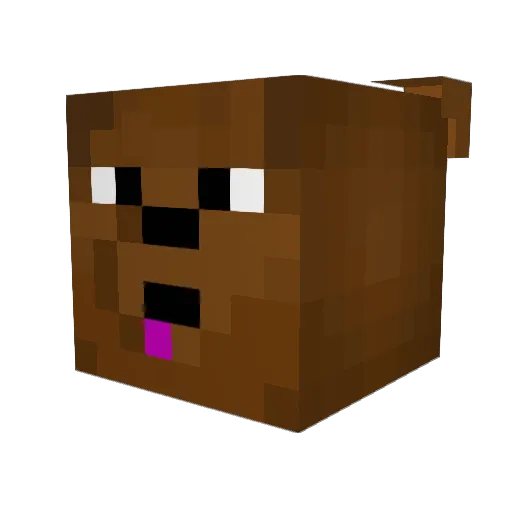 dumasolivier Minecraft avatar head, 3D render