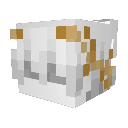 dumbdashy Minecraft avatar head, 3D render