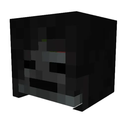 dumbflower Minecraft avatar head, 3D render