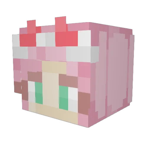 dumbojohan Minecraft avatar head, 3D render
