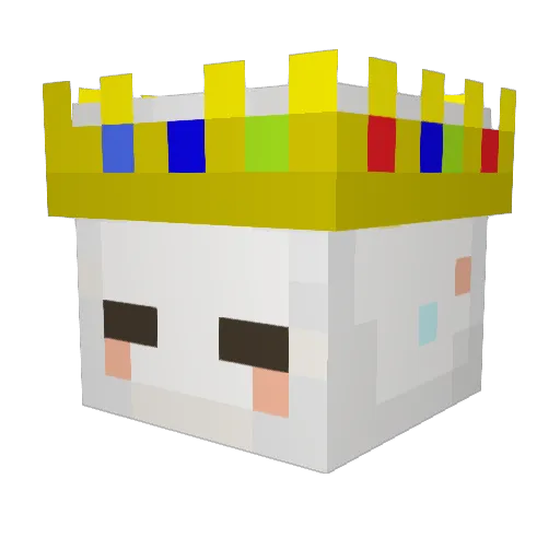 dumbspooky Minecraft avatar head, 3D render