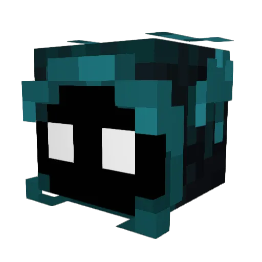 dumbtorch Minecraft avatar head, 3D render