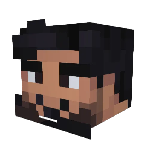 dumedume269 Minecraft avatar head, 3D render
