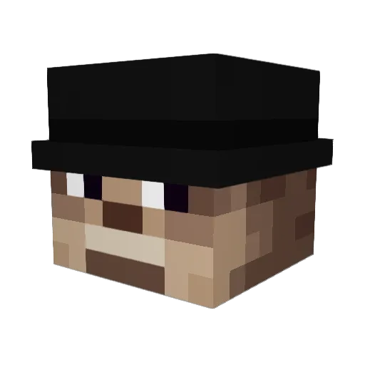 Minecraft-Avatar von duminek: Kopf als 3D-Render