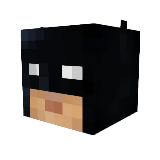 dummelotte Minecraft avatar head, 3D render