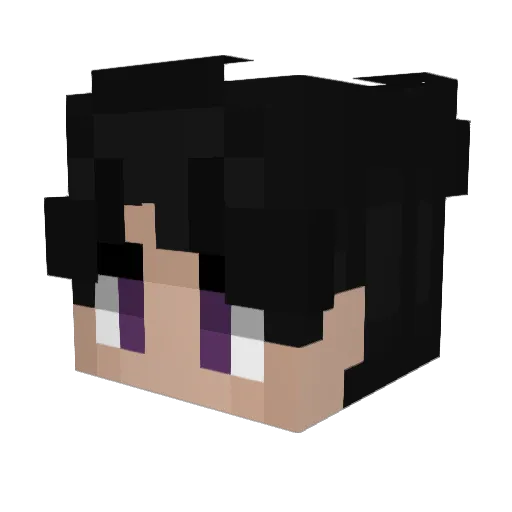 dummydom Minecraft avatar head, 3D render