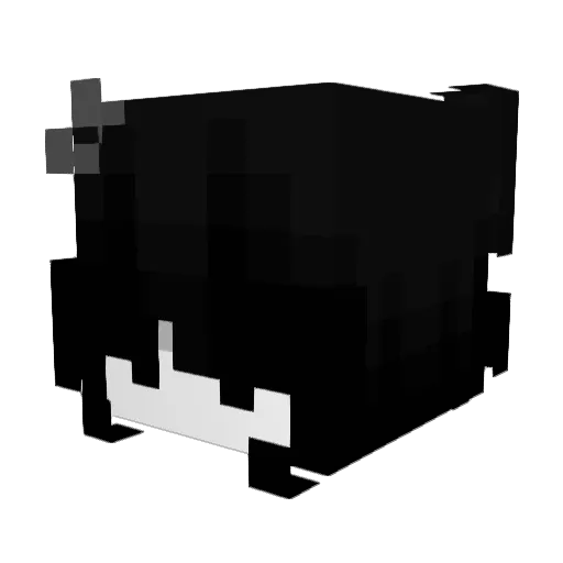 dummyleti Minecraft avatar head, 3D render