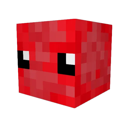 dummyyyyyyyy Minecraft avatar head, 3D render