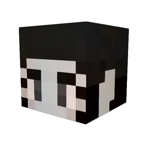 dumpi2 Minecraft avatar head, 3D render