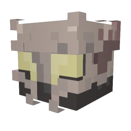 dumpy_wendigo Minecraft avatar head, 3D render