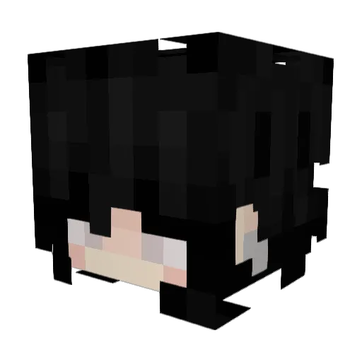 dumtaurus Minecraft avatar head, 3D render