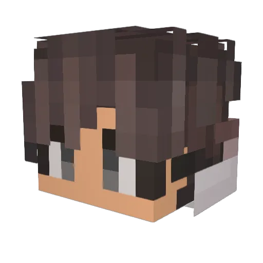 dunas619 Minecraft avatar head, 3D render