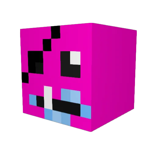 dundi_i Minecraft avatar head, 3D render