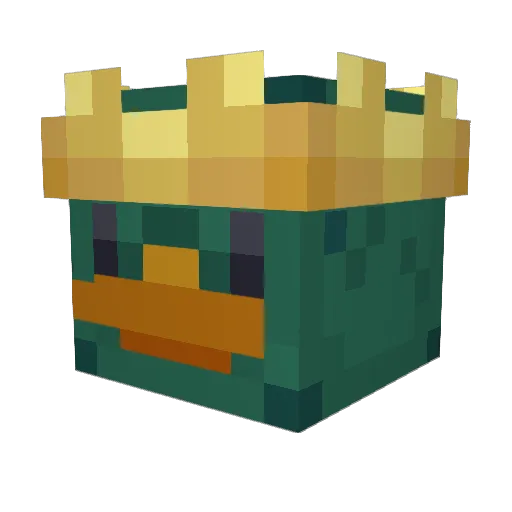dunduckling Minecraft avatar head, 3D render