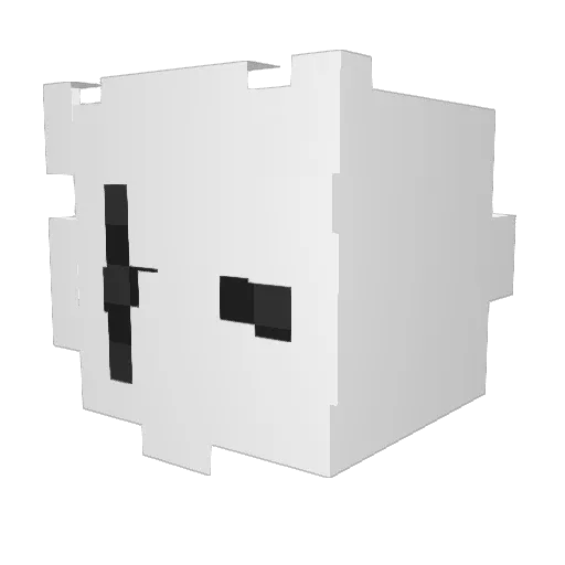 dungr Minecraft avatar head, 3D render