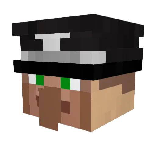 dunisabo Minecraft avatar head, 3D render