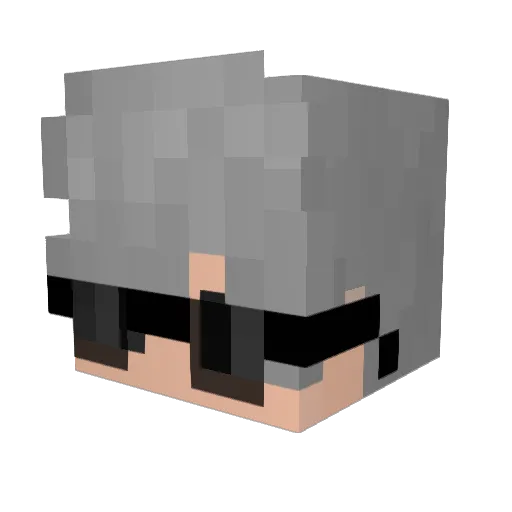 dunisito2512 Minecraft avatar head, 3D render