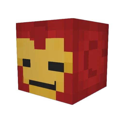 dunk_1009 Minecraft avatar head, 3D render