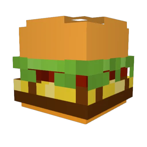 dunkaroos1 Minecraft avatar head, 3D render