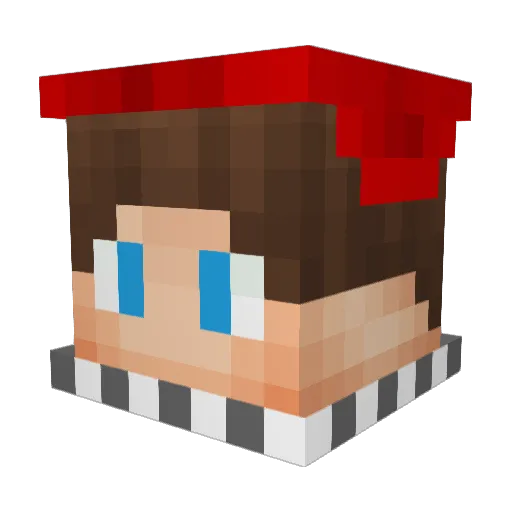 dunklerdome420 Minecraft avatar head, 3D render