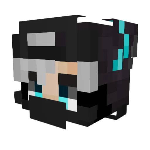 dunklervater777 Minecraft avatar head, 3D render