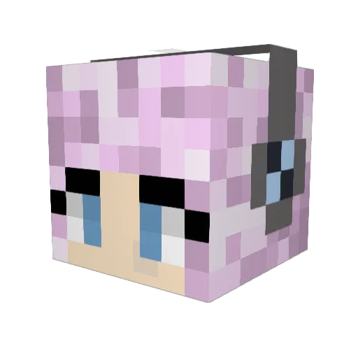 duoduo1230 Minecraft avatar head, 3D render