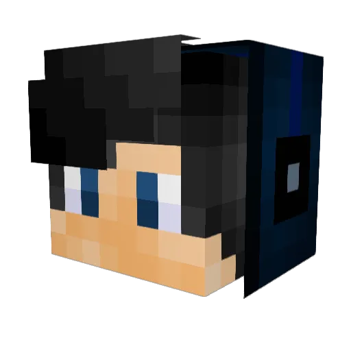duongngoc Minecraft avatar head, 3D render